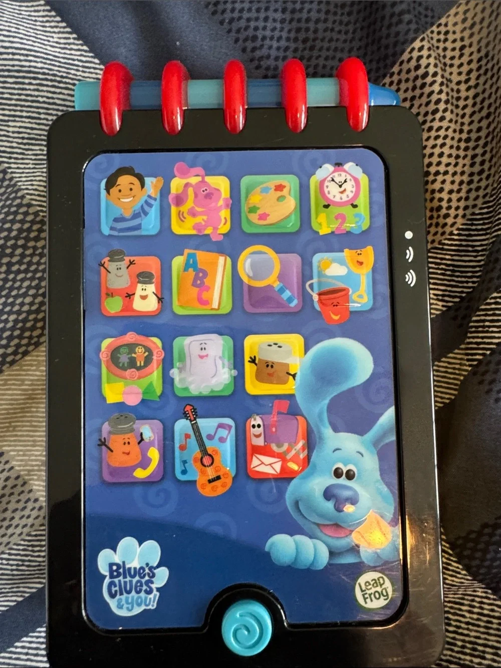 Leap Frog Blue's Clues Electronic Toy Notebook & Snack Match Refrigerator
